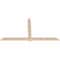 Ekena Millwork Eugene Smooth Timber Gable Bracket, Douglas Fir, 96"W x 52"H x 1 1/2"D x 5 1/2"F, 13/12 Pitch GBW096X52X0206EUG00SDF - alternate 3